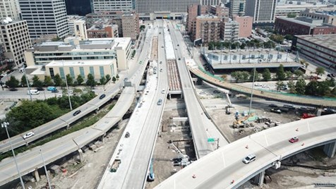 Eastbound View Congress Parkway and ramp