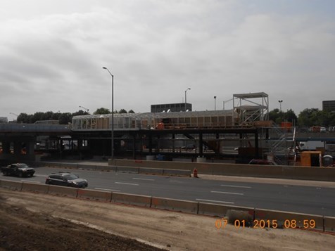 Construction of new extended CTA station House