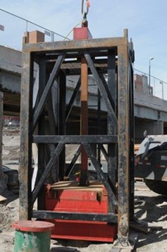 Halsted pier #5 drilled shaft testing