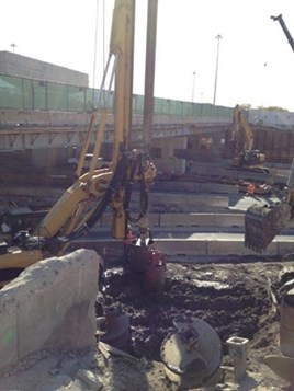 North Abutment Drilled Shafts